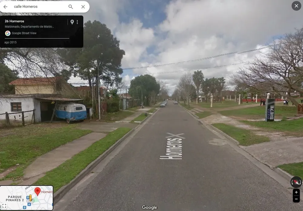 Calle horneros, Maldonado