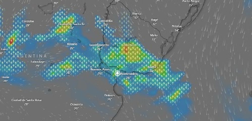Tormentas en Uruguay