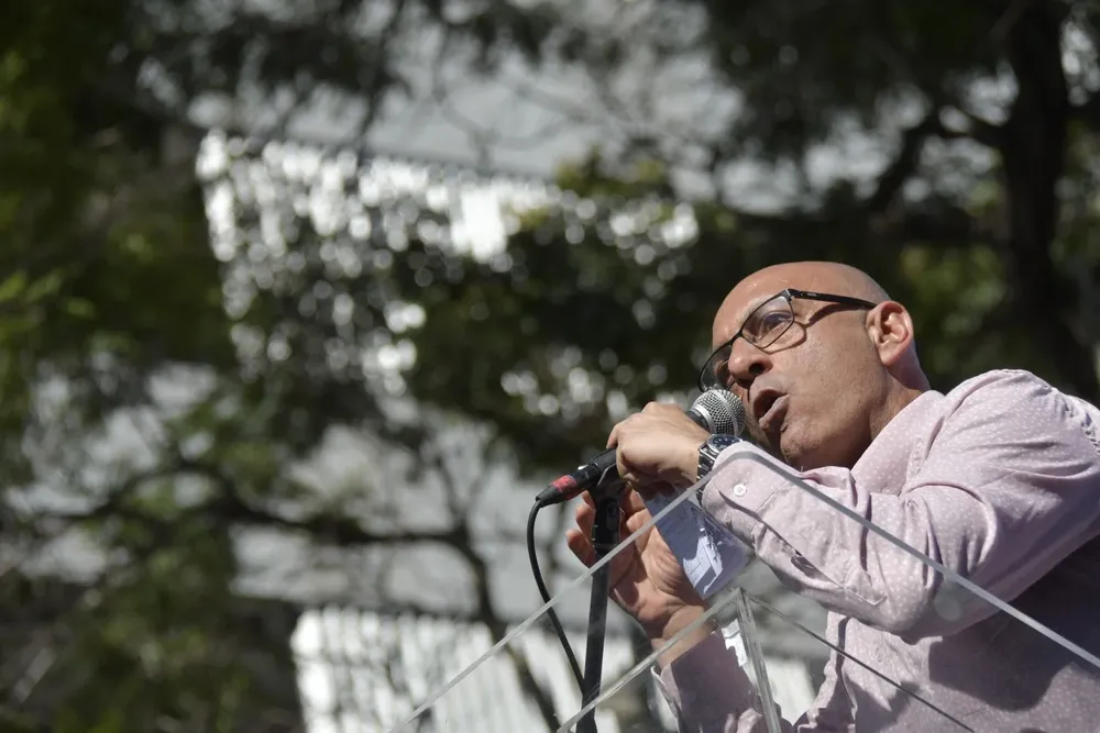 Queremos decir que la clase trabajadora defiende las libertades plenas, dijo Marcelo Abdala