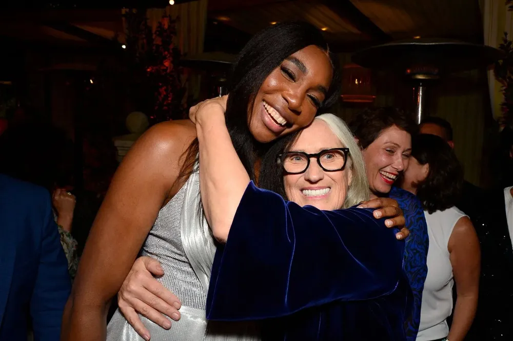 Venus Williams y Jane Campion en la entrega de los Critics Choice Awards