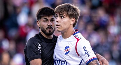 Jeremía Recoba y Rabino en Nacional vs Danubio