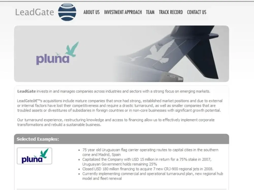 La web de Leadgate