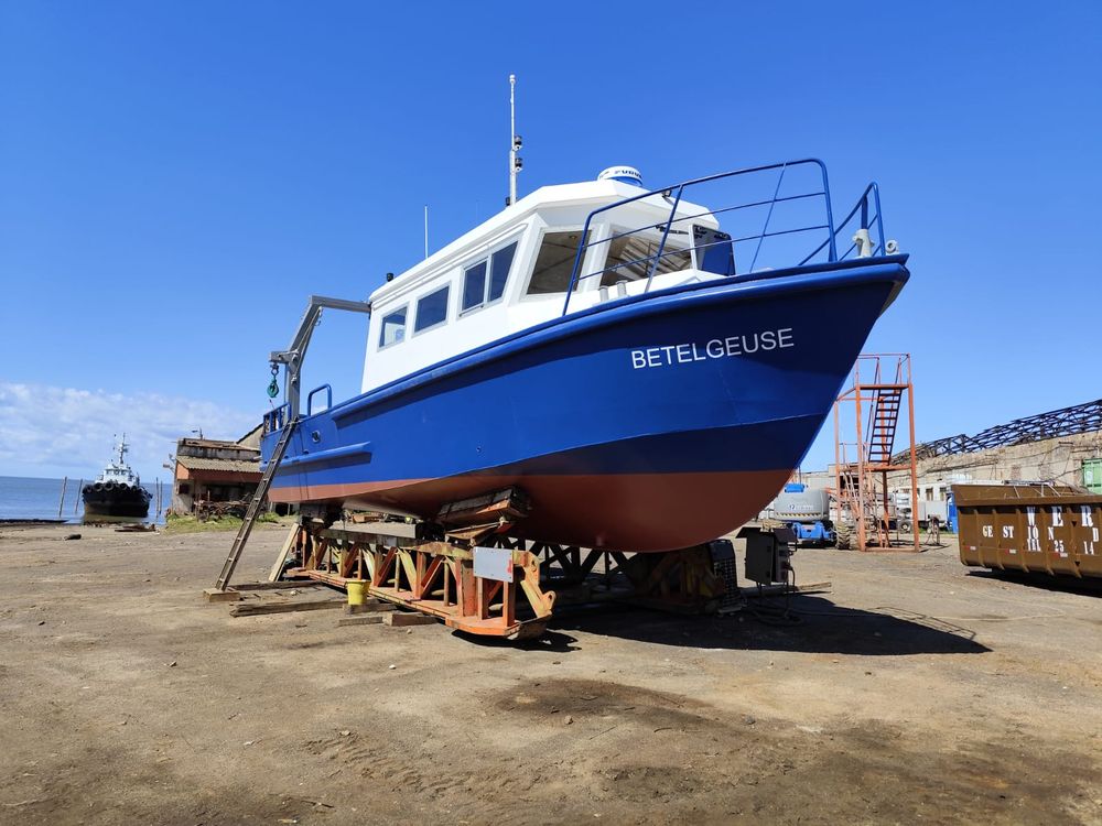 Barco nuevo para la Dinara, fabricado en Uruguay y utilizable desde fines de este mes.