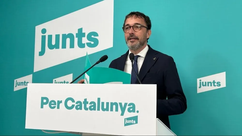 El portavoz de Junts, Josep Rius