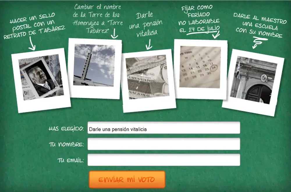 Homenaje al Maestro Tabárez, la encuesta