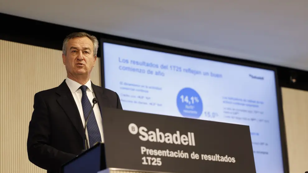 El consejero delegado de Banco Sabadell, César González-Bueno