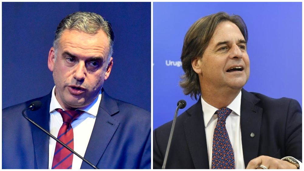 Yamandú Orsi y Luis Lacalle Pou