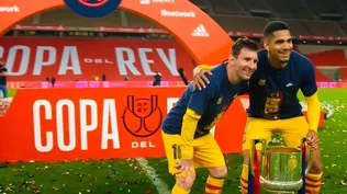 Ronald Araujo y Messi