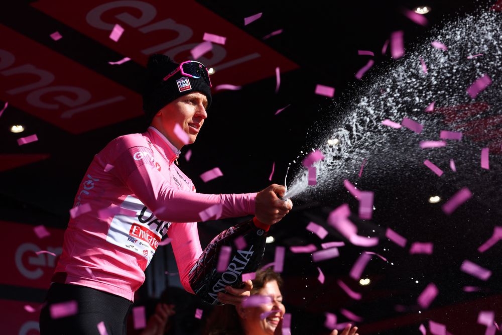 Tadej Pogacar en el Giro de Italia