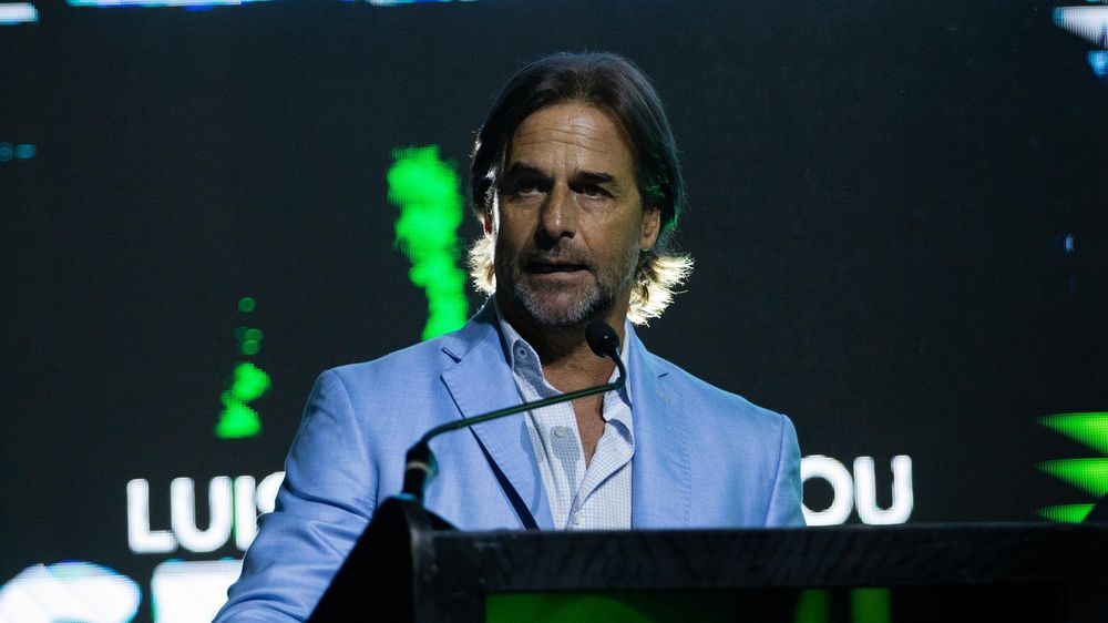 El presidente de la República, Luis Lacalle Pou