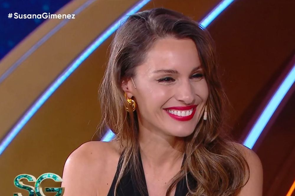 Pampita en el programa de Susana Giménez