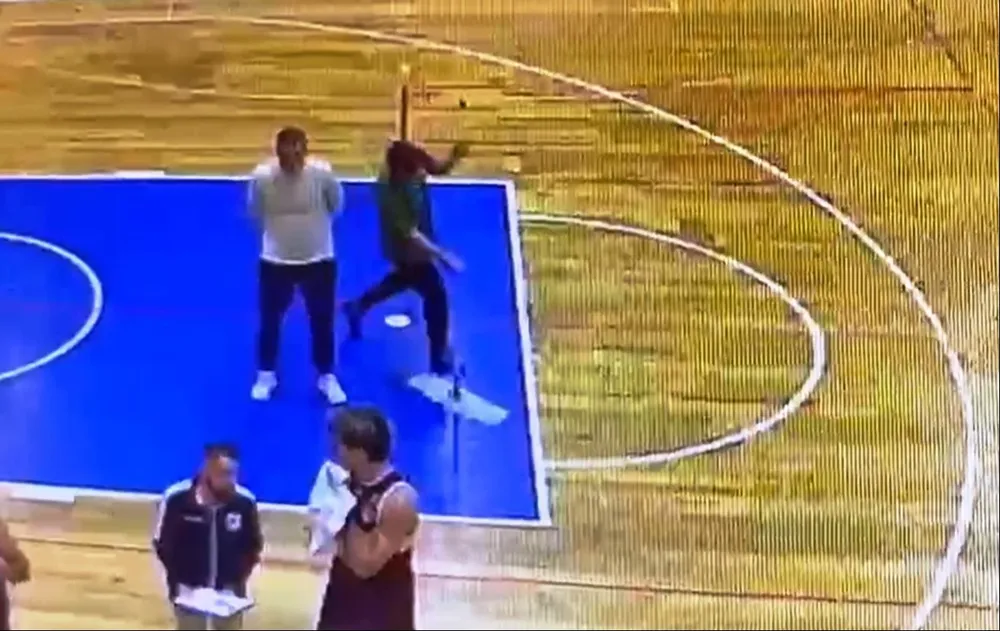 El momento del incidente