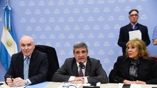 El diputado Pablo Yedlin presidió el plenario de Comisiones para tratar los pedidos de informe sobre le fentanilo contaminado.&nbsp;