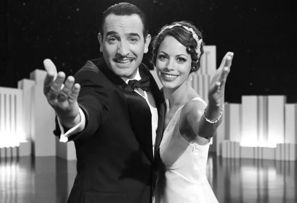 The Artist, película muda en blanco y negro de Michel Hazanavicius que ganó tres Globos de Oro