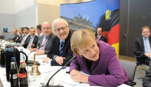 Merkel en el Parlamento