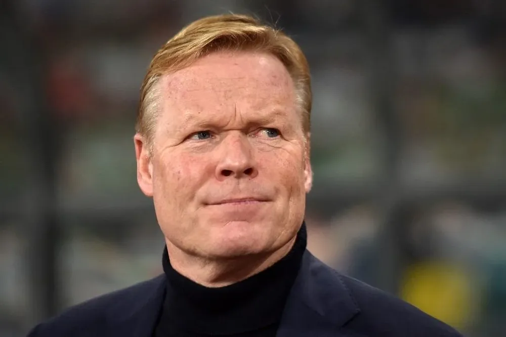 Koeman en un partido homenaje en 2017