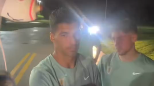 Luis Suárez y Federico Valverde