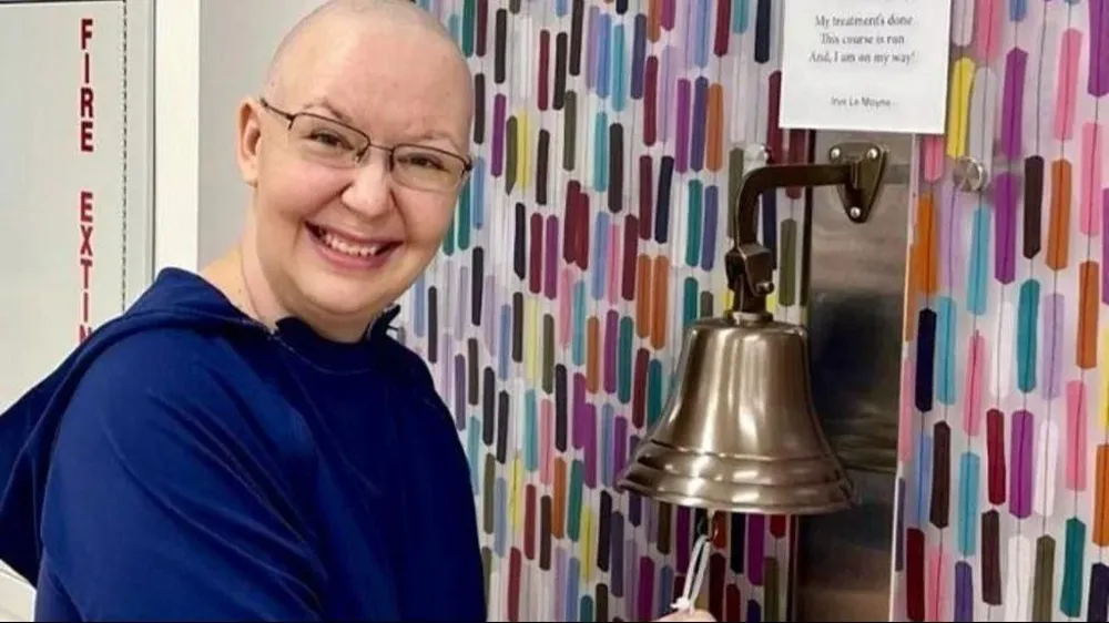 Cristina Balan terminó su tratamiento de cáncer de mama.