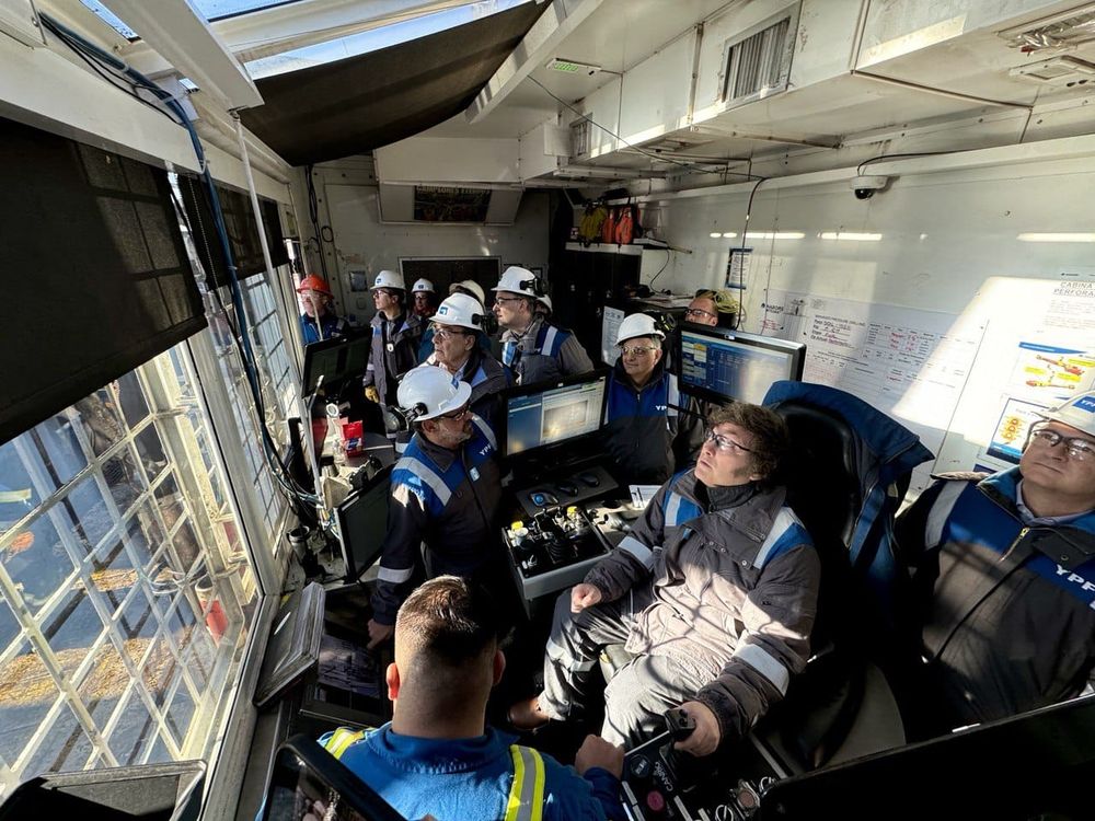 Milei en Vaca Muerta