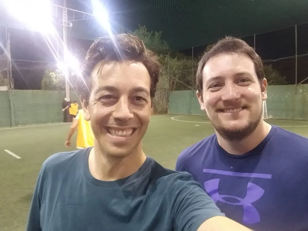 El senador Juan Sartori y el cabildante Marcos Methol