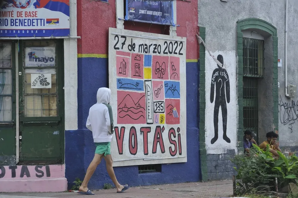 Cartelería a favor del Sí