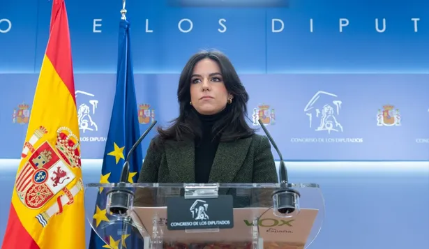 La portavoz de VOX en el Congreso, Pepa Millán,.