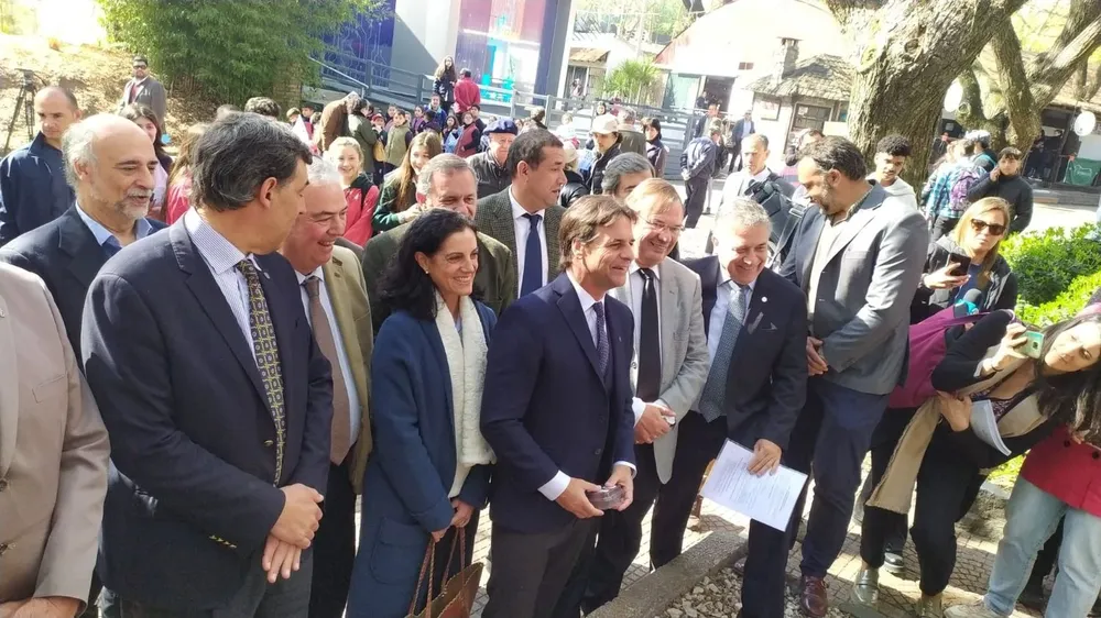 Lacalle Pou visita la Expo Prado