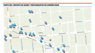 Calle Blanes en el Día de San Patricio en marzo de 2015