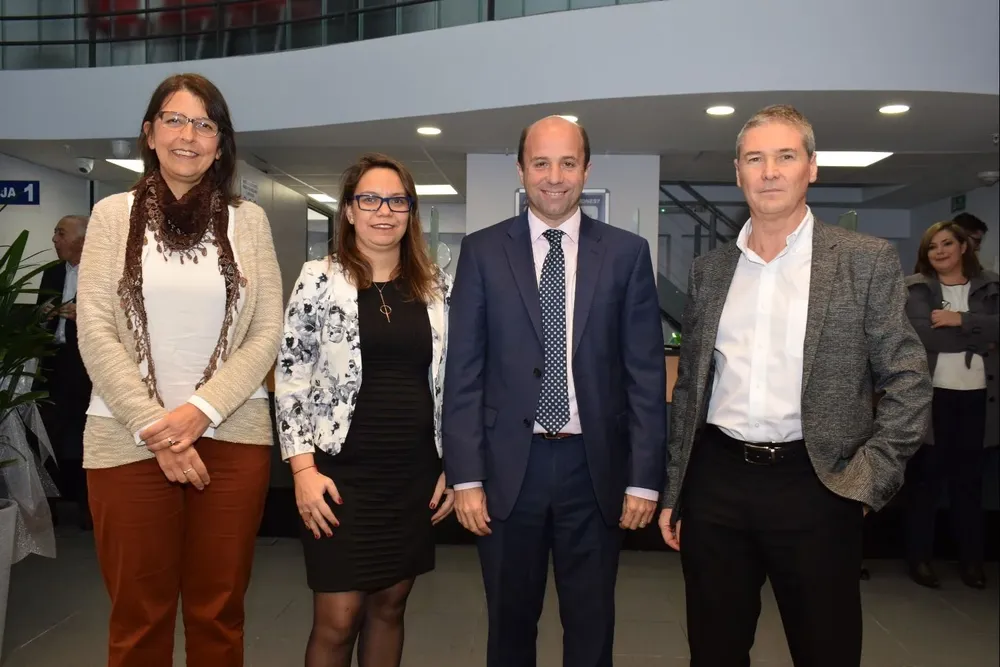 Alejandra Porras, Analía Arubet, Felipe Arocena y Eduardo Caimi
