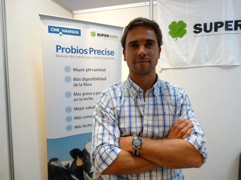 Federico Delgue, responsable del desarrollo técnico y comercial de la línea Nutrición Animal de Chr. Hansen - Superagro.