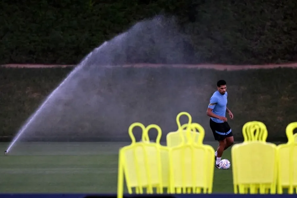 Araujo trabajando solo