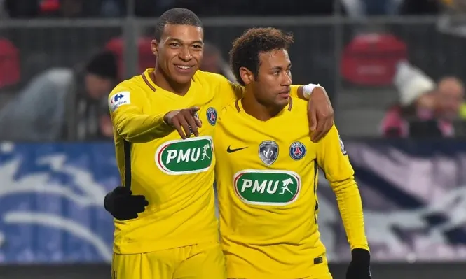 Kylian Mbappe y Neymar