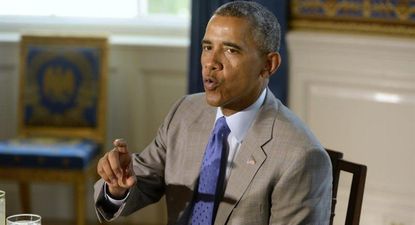 EEUU- El presidente estadounidense, Barack Obama, recibe a un grupo de maestros en la Casa Blanca