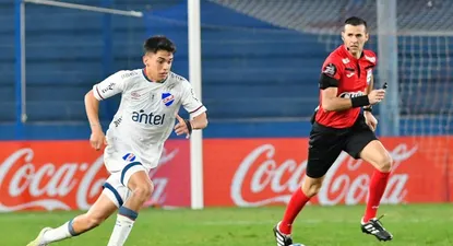 Thiago Helguera jugó muy bien en Nacional ante Plaza Colonia