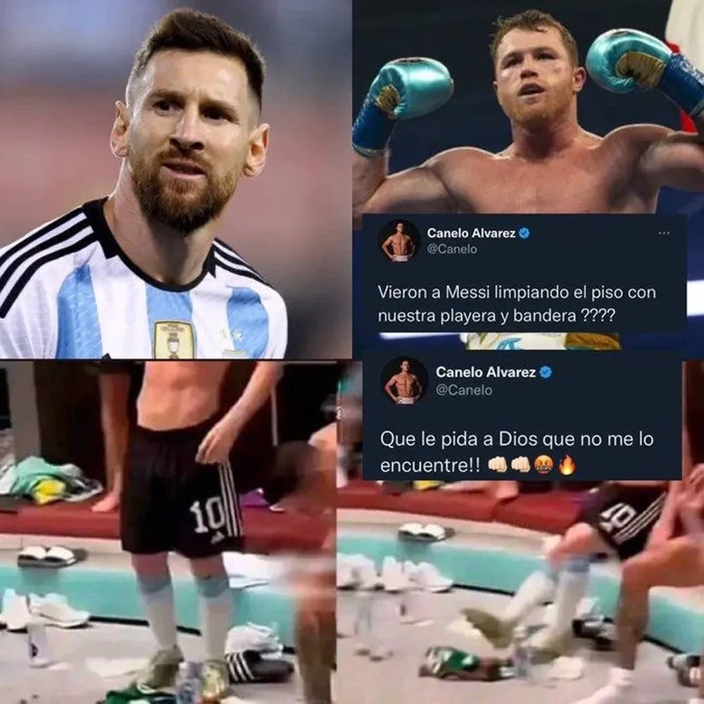Canelo Álvarez se olvidó de la bronca con Messi