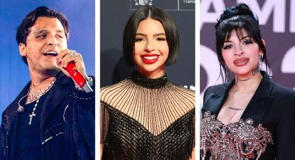 christian nodal y angela aguilar cantaron juntos y se besaron en el escenario: mira que estaba haciendo cazzu