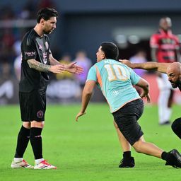 Messi y los fans de Panamá