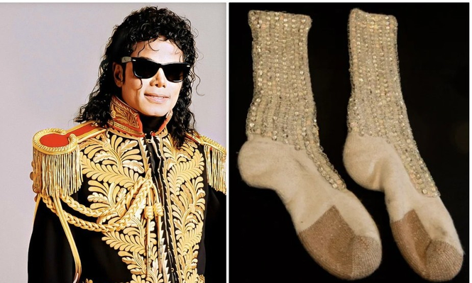 Subastan por 6.200 euros un par de medias que Michael Jackson uso durante un recital en Niza