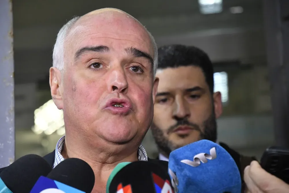 Gustavo Penadés a la salida del juzgado. Foto de archivo