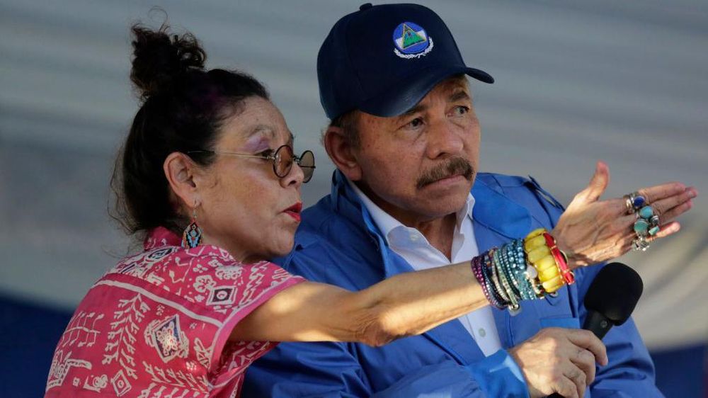 Rosario Murillo y Daniel Ortega, "copresidentes" de Nicaragua.