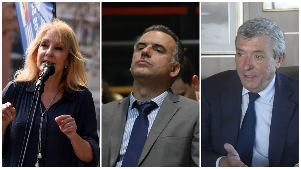 Carolina Cosse, Yamandú Orsi y Juan Salgado