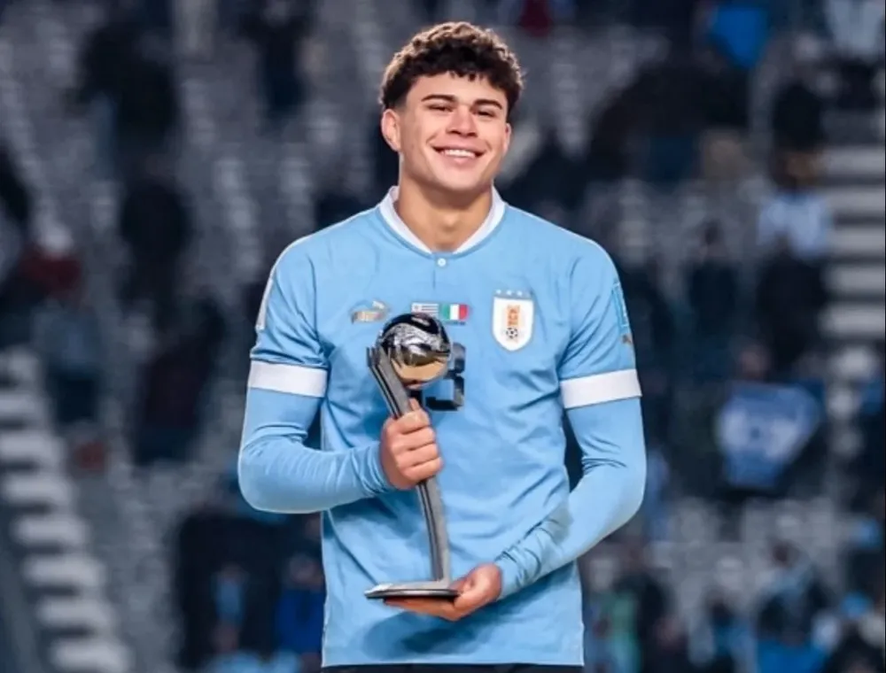 Matturro con la Copa del Mundo Sub 20