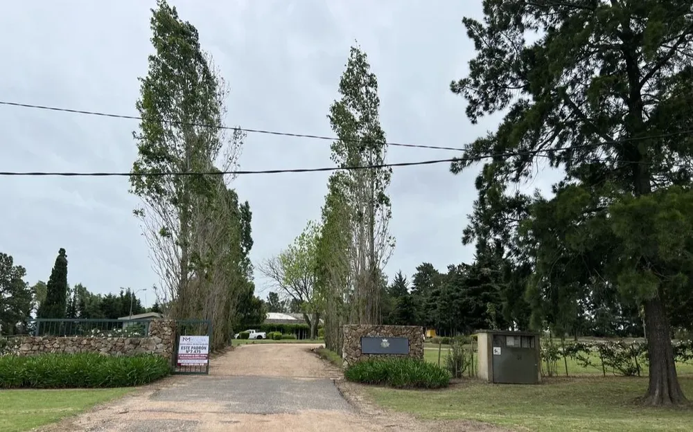 La entrada a la chacra de eventos.