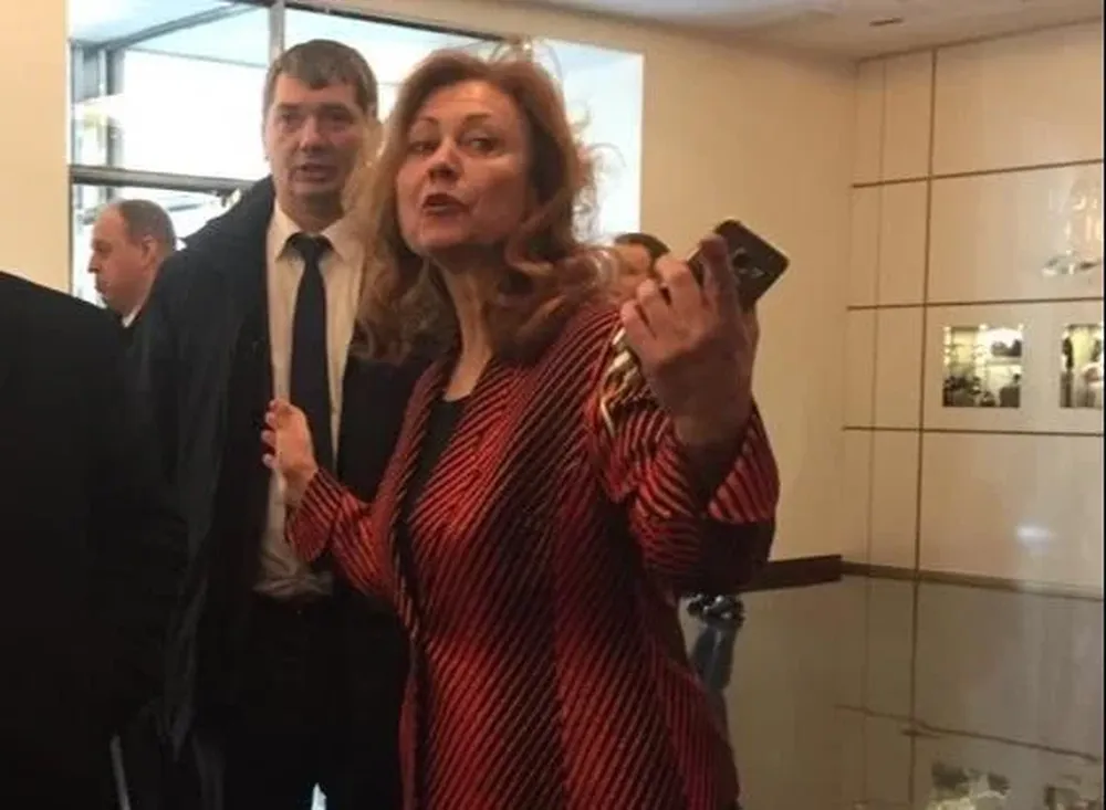 Victoria Rodríguez, en la visita del presidente Vázquez a Moscú en 2017