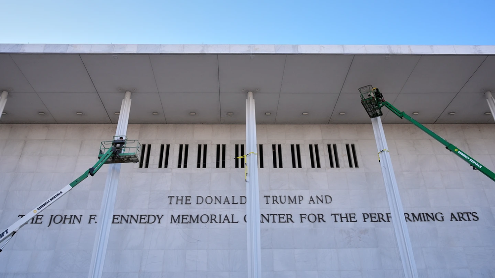 Trump Kennedy Center. AP