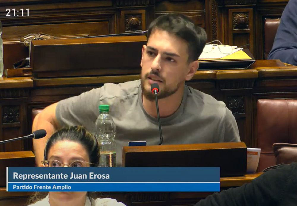 Juan Erosa, diputado del Frente Amplio