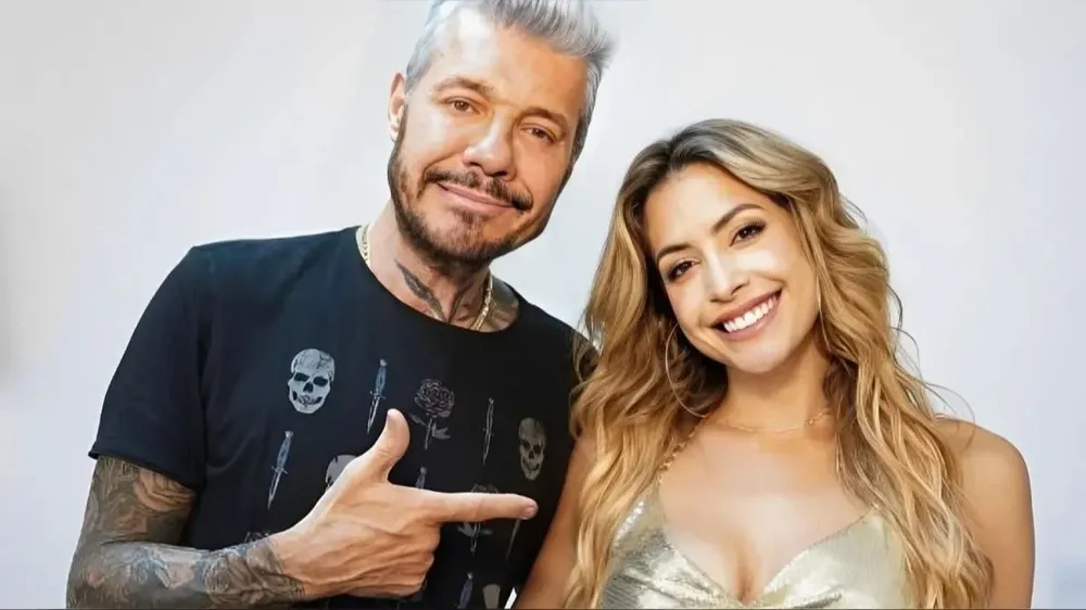 Milett Figueroa y Marcelo Tinelli.