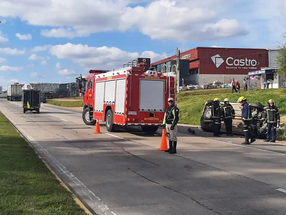 El tránsito está obstruido en el lugar de los hechos