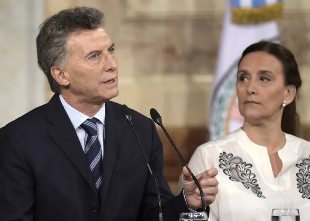 Mauricio Macri y Gabriela Michetti.