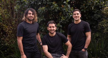 Juan Manuel Cat, Santiago Alcuri y Juan Pablo Bordaberry, fundadores de Tecspal